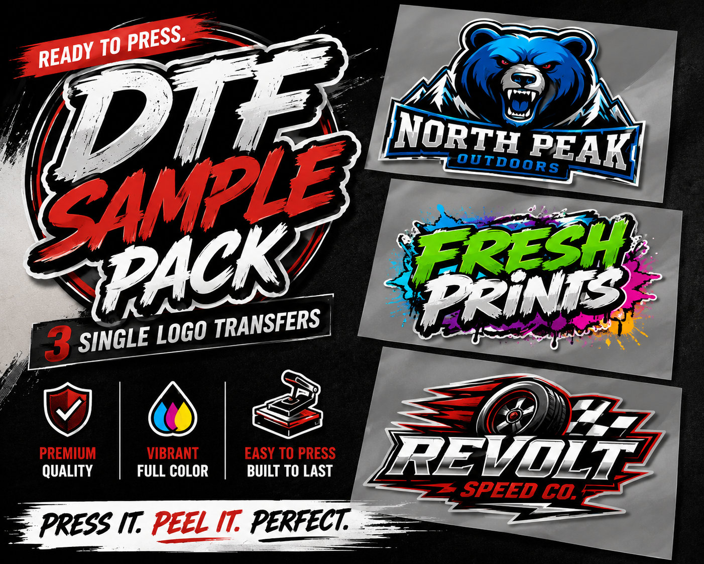 DTF Sample Pack — Try Us Risk Free